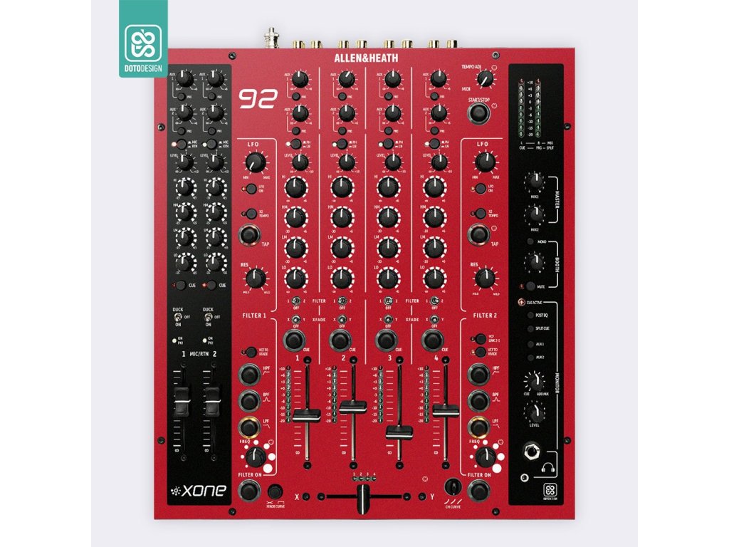 Doto Design Skin XONE 92 MK2 FULL COLORS Aurora Red