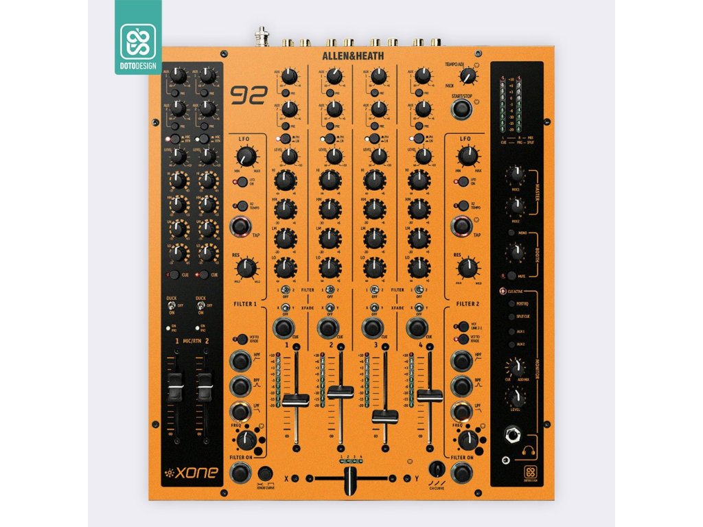 Doto Design Skin XONE 92 MK2 FULL COLORS Sunset Orange