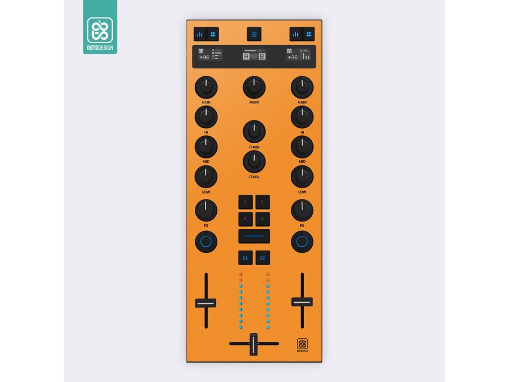 Doto Design Skin Kontrol Z1 MK2 FULL COLORS Sunset Orange
