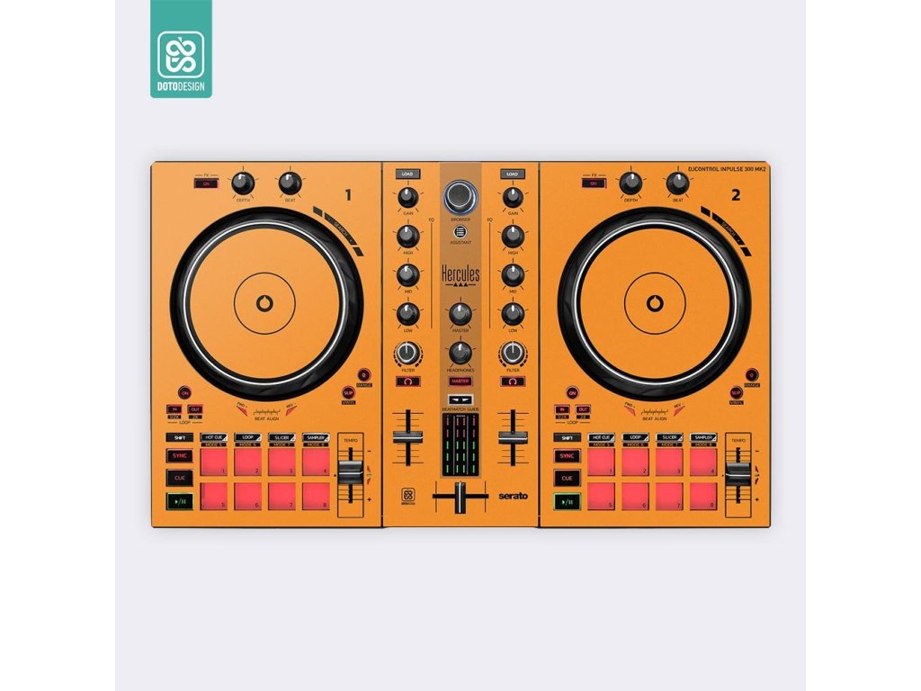 Doto Design Skin Inpulse 300 MK2 FULL COLORS Sunset Orange