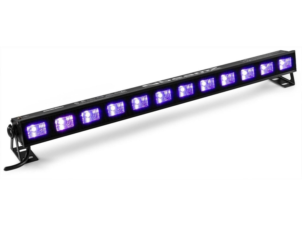 BeamZ BUVW123 BAR světelná lišta, 12x3W UV/WW LED