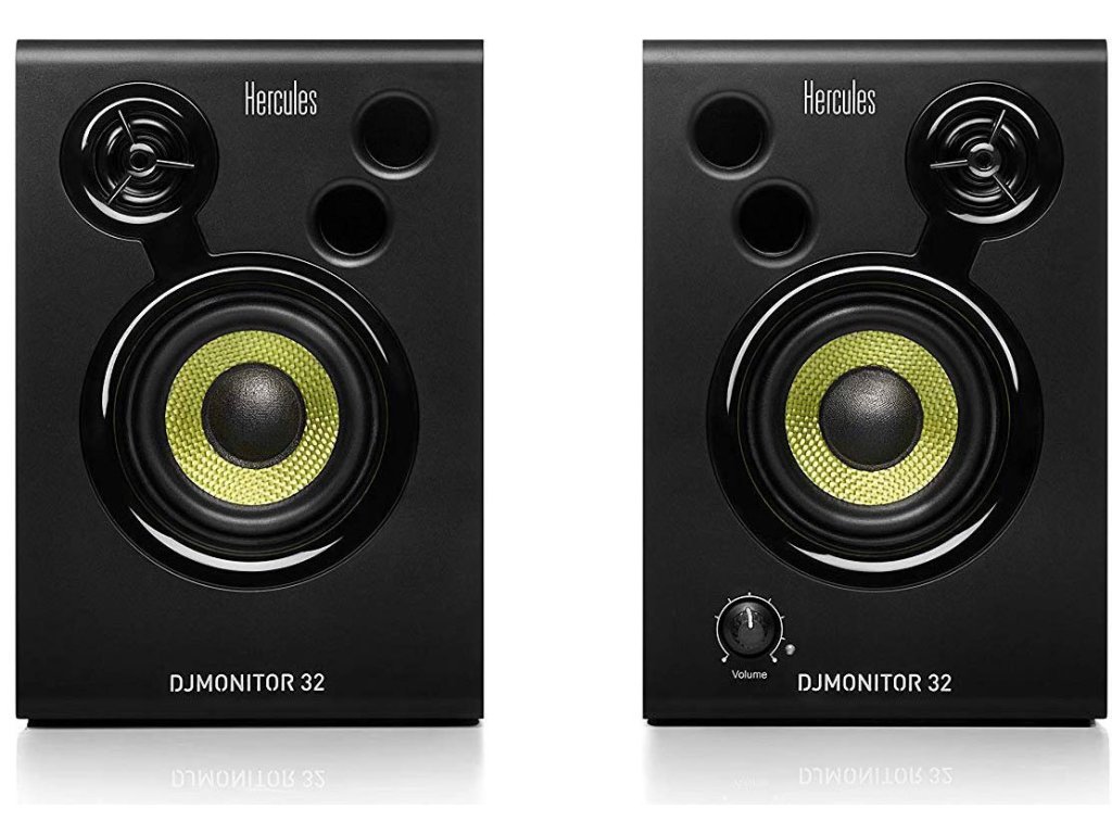 Hercules DJMonitor 32 , sada 2 aktivních DJ reproduktorů