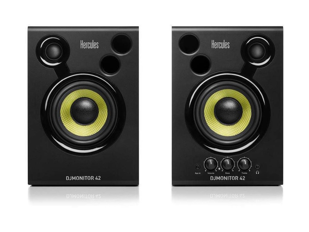 Hercules DJMonitor 42, sada 2 aktivních DJ reproduktorů
