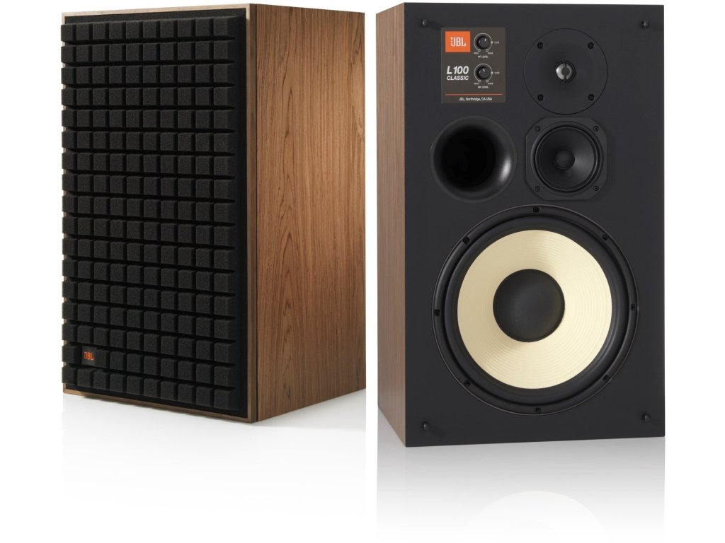 JBL L100 CLASSIC BLK - 3-pásmové vintage reprosoustavy - barva černá