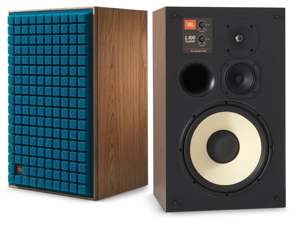 JBL L100 CLASSIC BLU - 3-pásmové vintage reprosoustavy - barva modrá