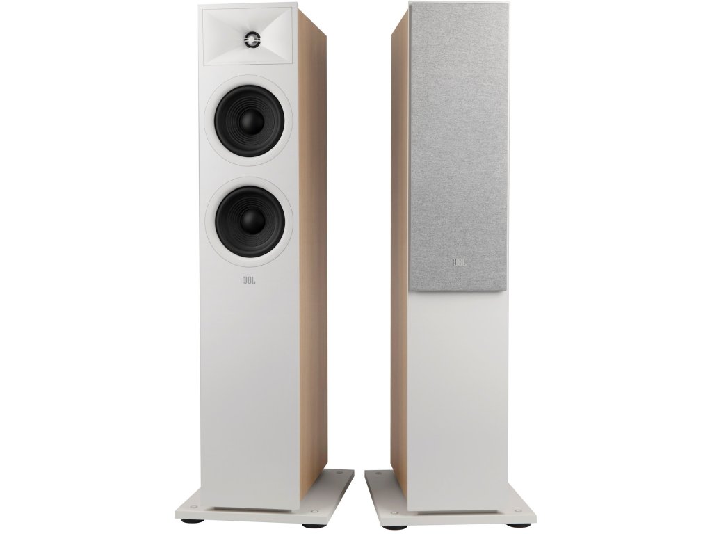 JBL STAGE 260F - 2,5-pásmové podlahové reprosoustavy, 125 W RMS, bílá barva
