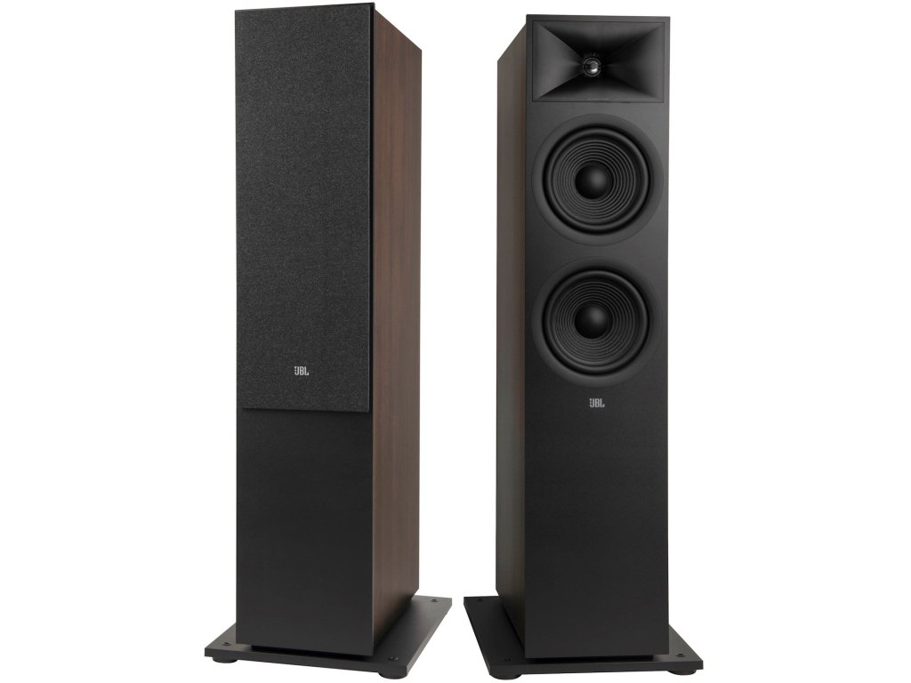 JBL STAGE 280F - 2,5-pásmové podlahové reprosoustavy, 125 W RMS, černá barva