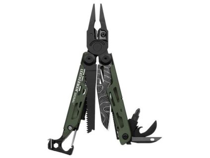 Leatherman Signal green topo