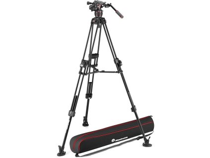 Manfrotto Nitrotech 608 + 645 Fast Twin Alu Tripod