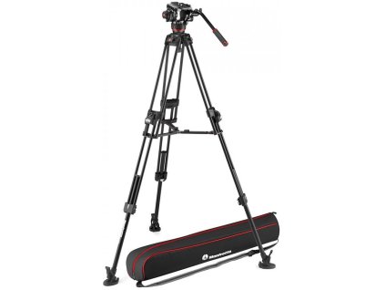 Manfrotto 504X + Alu Fast Twin Tripod