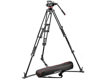 Manfrotto 502 Fluid Video Head & 546GB Alu Twin Leg