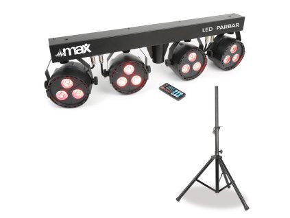 MAX PartyBar4 LED PARBAR 3x 4v1 RGBW