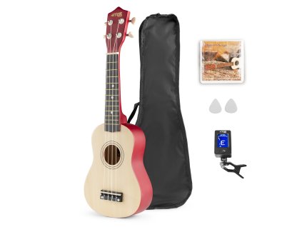 MAX UKEY Set ukulele a příslušenství, natural