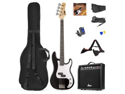 Max GigKit Bass Guitar Pack Black