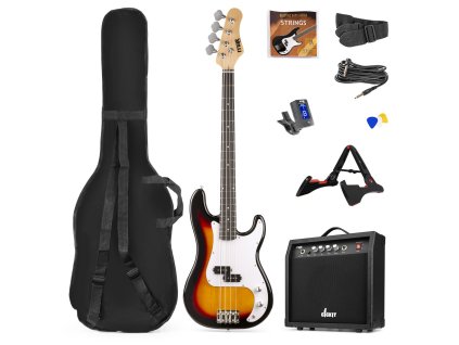 Max GigKit Bass Guitar Pack Sunburst