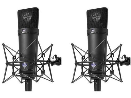 Neumann U 87 Ai mt Stereo Set Černá