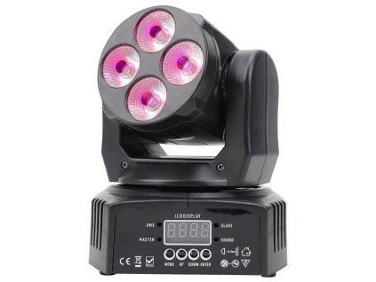 NN 408 WASH 4x8W RGBW Pohyblivá mini hlava LED