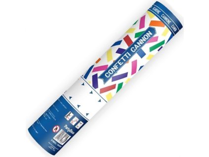 PartyDeco vystřelovací konfety barevné 40cm