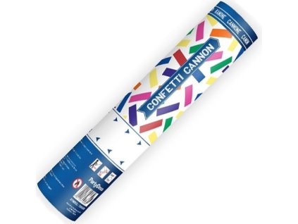 PartyDeco vystřelovací konfety barevné 20cm