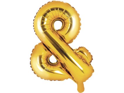PartyDeco Foliový balón & 35cm zlatý