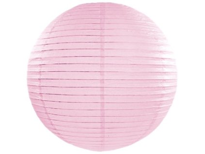 PartyDeco Papírová lucerna, světle růžová, 20 cm