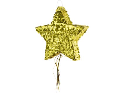 PartyDeco Pinata - hvězda, 44,5x42,5x9cm