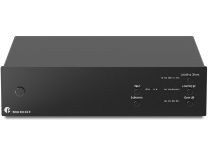 Pro-Ject Phono Box S3 B - Plně symetrický gramofonový předzesilovač, černý