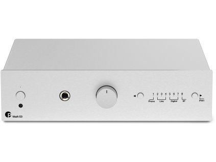 Pro-Ject MAIA S3 silver - Malý flexibilní integrovaný zesilovač, stříbrný