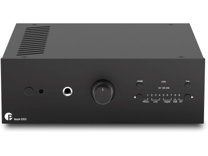 Pro-Ject MAIA DS3 black - Malý flexibilní zesilovač s bohatou konektivitou,černý