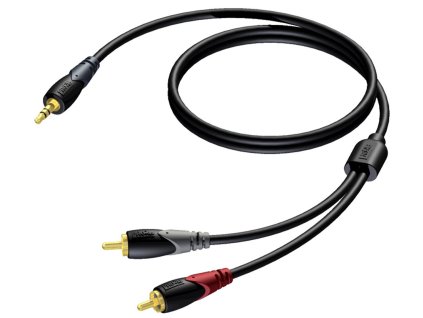 Procab CLA711/1.5 - Jack 3.5 - 2x RCA - 1.5m