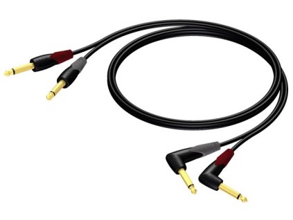 Procab CLA603/3 - 2x Jack 6,3 - 2x Jack 6,3 úhlový - 3m