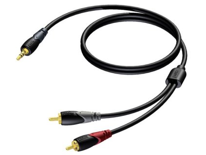 Procab CLA711/10 - Jack 3.5 - 2x RCA - 10m