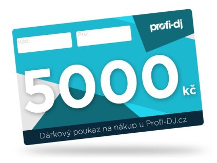 Dárkový poukaz v hodnotě 5000 Kč