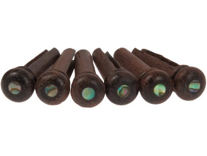 Razzor Bridge Pins Ebony & Abalone