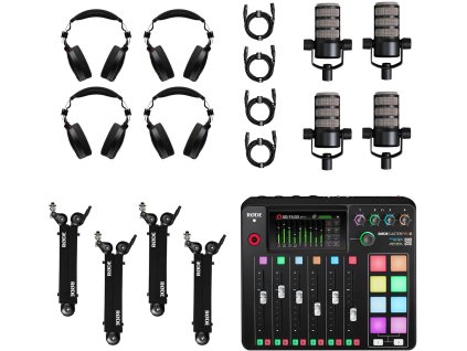 Rode Four-person podcasting bundle