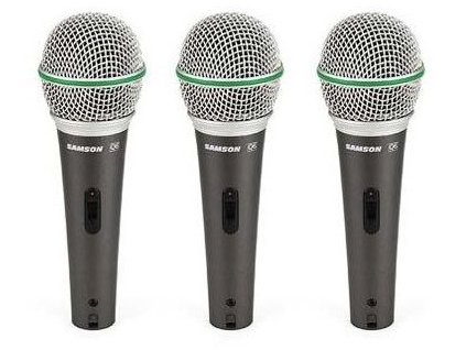 Samson Q63PACK - sada dynamických mikrofonů