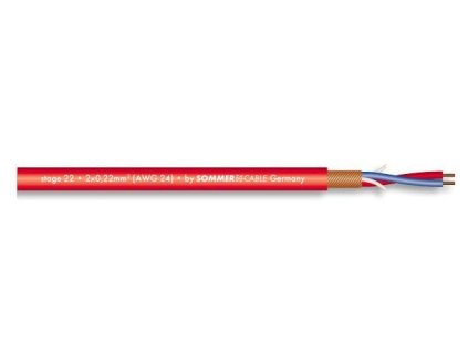 Sommer Cable 200-0003 STAGE HIGHFLEX - ČERVENÝ