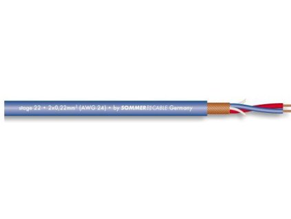 Sommer Cable 200-0002 STAGE HIGHFLEX - MODRÝ