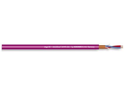 Sommer Cable 200-0008 STAGE HIGHFLEX - FIALOVÁ
