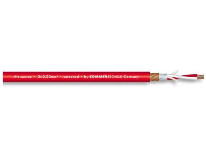 Sommer Cable 200-0103 THE SOURCE MK II HIGHFLEX - ČERVENÝ
