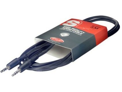 Stagg SAC3MPS, kabel stereo MINI JACK/MINI JACK, 3m