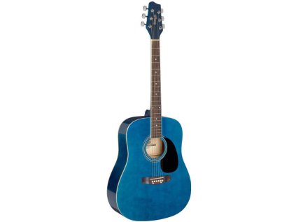 Stagg SA20D 3/4 BLUE, akustická 3/4 kytara, modrá
