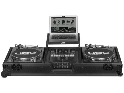 UDG Ultimate Flight Case Set Multi Format Turntable Battle & 10”/12” Mixer Black Plus