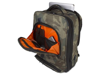 UDG Ultimate Backpack Slim Black Camo, Orange inside