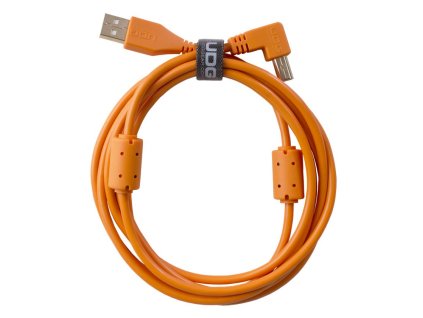 UDG Ultimate Audio Cable USB 2.0 A-B Orange Angled 2m