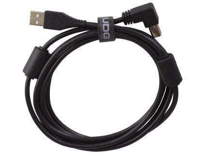UDG Ultimate Audio Cable USB 2.0 A-B Black Angled 1m