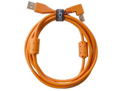 UDG Ultimate Audio Cable USB 2.0 A-B Orange Angled 1m
