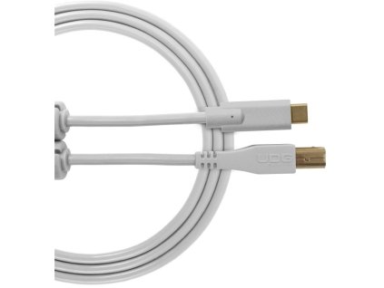 UDG Ultimate Audio Cable USB 2.0 C-B White Straight 1,5m