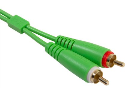 UDG Ultimate Audio Cable Set RCA - RCA Green Straight 1,5m