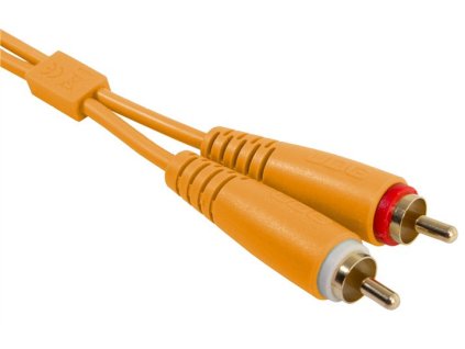 UDG Ultimate Audio Cable Set RCA - RCA Orange Straight 1,5m